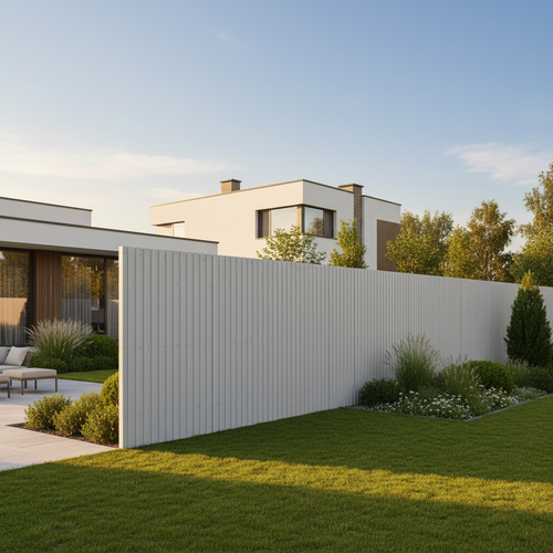 Metal Fence in upscale residential setting